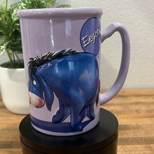 Disney “True Blue” Eeyore Ceramic 3-D/Raised Coffee Mug ~ 16 oz